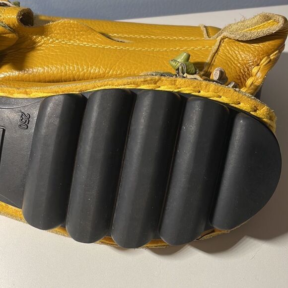 Socofy Genuine Leather Handmade Flower Loafers Sz 250 - Picture 4 of 7